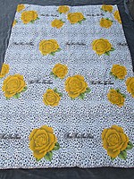 Одеяло полуторное Желтые розы