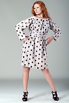 Платье-горохи